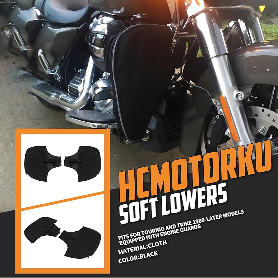 Amazon.com: HCmotorku Motorcycle Soft Lowers Chaps Engine